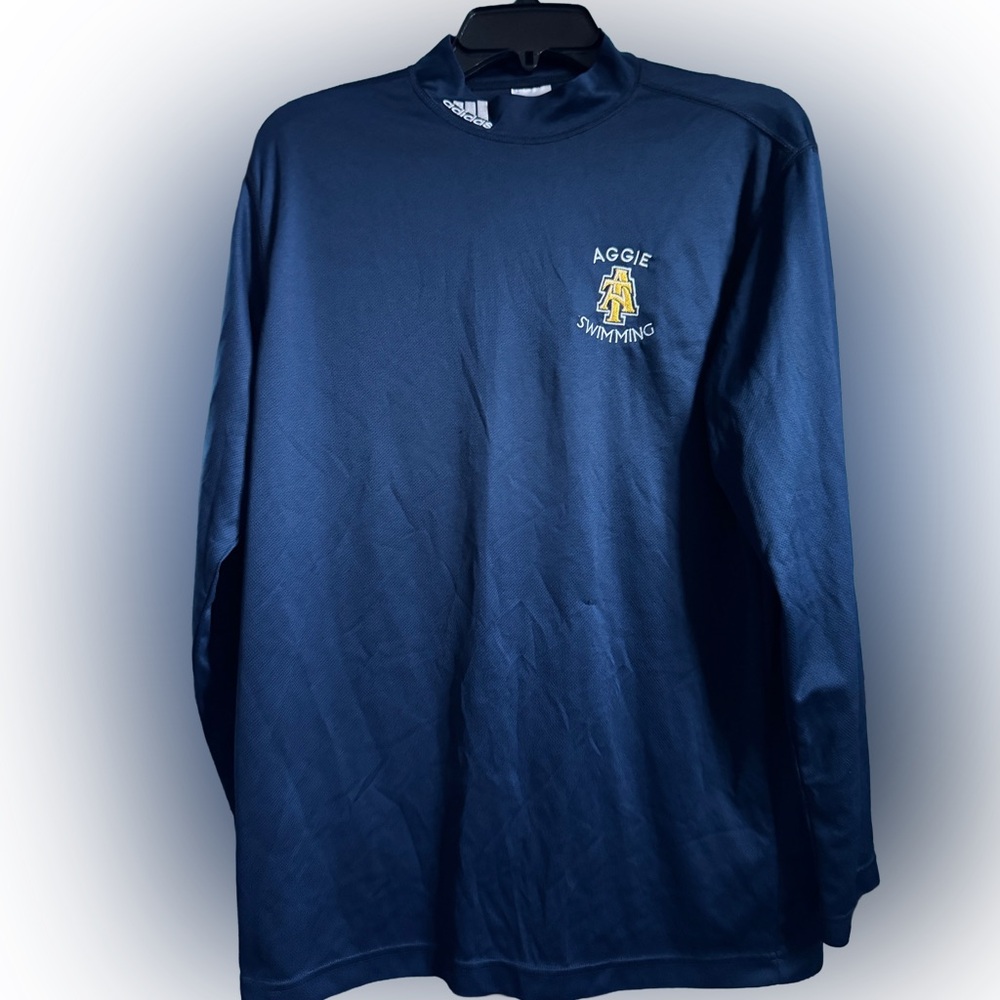 NCAT North Carolina A&T Aggies Swimming Adidas Athletic Turtleneck, Small